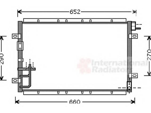 Радіатор кондиціонера для моделей: KIA (SORENTO)