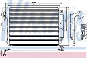 Радиатор кондиционера для моделей: LAND ROVER (DISCOVERY, RANGE-ROVER)