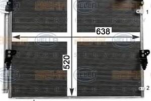 Радіатор кондиціонера для моделей: LEXUS (LX), TOYOTA (LAND-CRUISER)