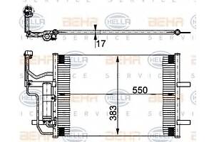 Радиатор кондиционера для моделей: MAZDA (3, 3,5)