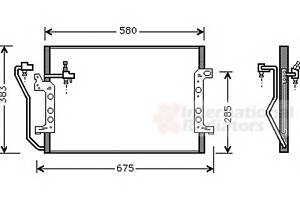 Радіатор кондиціонера для моделей: MERCEDES-BENZ (A-CLASS)