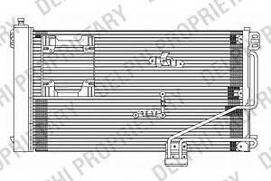 Радіатор кондиціонера для моделей: MERCEDES-BENZ (C-CLASS, C-CLASS, C-CLASS, CLK, CLK), SAAB (9-3)
