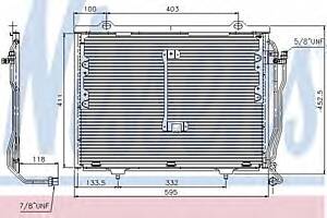 Радиатор кондиционера для моделей: MERCEDES-BENZ (C-CLASS, C-CLASS,CLK,CLK)