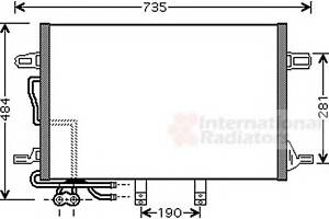 Радіатор кондиціонера для моделей: MERCEDES-BENZ (E-CLASS, E-CLASS, CLS)