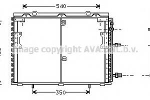 Радіатор кондиціонера для моделей: MERCEDES-BENZ (S-CLASS, S-CLASS)
