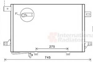 Радіатор кондиціонера для моделей: MERCEDES-BENZ (SPRINTER, SPRINTER, SPRINTER, SPRINTER, SPRINTER, SPRINTER, SPRINTER, SPRIN