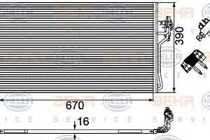Радиатор кондиционера для моделей: MERCEDES-BENZ (VIANO, VITO,VITO)