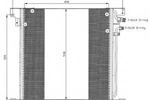 Радиатор кондиционера для моделей: MERCEDES-BENZ (VITO, VITO,V-CLASS)