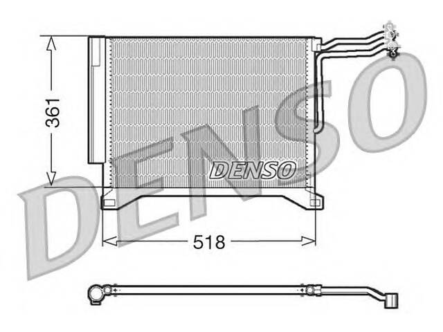Радіатор кондиціонера для моделей: MINI (COOPER)