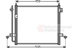 Радиатор кондиционера  для моделей: MITSUBISHI (L-200)