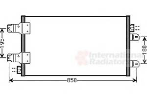 Радіатор кондиціонера для моделей: NISSAN (INTERSTAR, INTERSTAR, INTERSTAR), OPEL (MOVANO, MOVANO, MOVANO), RENAULT (MASTE)
