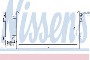 Радиатор кондиционера для моделей: NISSAN (INTERSTAR, INTERSTAR,INTERSTAR), OPEL (MOVANO,MOVANO,MOVANO,MOVANO), RENAULT