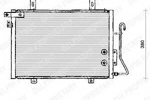 Радиатор кондиционера  для моделей: NISSAN (KUBISTAR, KUBISTAR), RENAULT (KANGOO,KANGOO), SEAT (LEON)