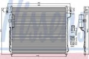 Радиатор кондиционера для моделей: NISSAN (PATHFINDER, NAVARA)