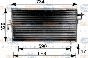 Радиатор кондиционера для моделей: NISSAN (PRIMERA, PRIMERA,PRIMERA)