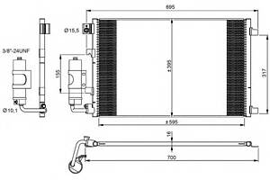 Радиатор кондиционера для моделей: NISSAN (QASHQAI)