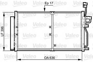 Радиатор кондиционера для моделей: OPEL (ANTARA), VAUXHALL (ANTARA)