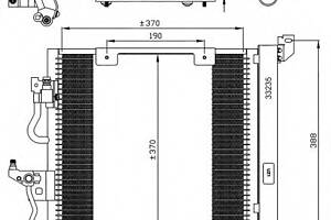 Радіатор кондиціонера для моделей: OPEL (ASTRA, ASTRA, ASTRA, ASTRA, ZAFIRA, ASTRA, ASTRA, ZAFIRA), VAUXHALL (ASTRA, ASTRA, ZAF