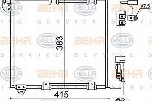 Радиатор кондиционера для моделей: OPEL (ASTRA, ASTRA,ASTRA,ZAFIRA,ASTRA,ASTRA,ASTRA), VAUXHALL (ASTRA,ASTRA,ASTRA,ZAFI