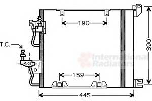 Радиатор кондиционера для моделей: OPEL (ASTRA, ASTRA,ASTRA,ZAFIRA,ASTRA)