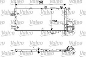 Радиатор кондиционера  для моделей: OPEL (CORSA, COMBO,CORSA,COMBO,TIGRA), VAUXHALL (CORSA,CORSAVAN,COMBO,TIGRA)