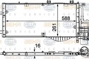 Радиатор кондиционера  для моделей: OPEL (CORSA, COMBO,CORSA,COMBO,TIGRA), VAUXHALL (CORSA,CORSAVAN,COMBO,TIGRA)