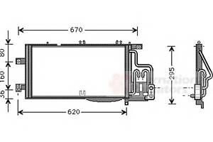Радиатор кондиционера  для моделей: OPEL (CORSA, COMBO,CORSA,COMBO)