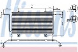 Радиатор кондиционера для моделей: OPEL (MOVANO, MOVANO,MOVANO,MOVANO,ARENA,ARENA), RENAULT (MASTER,MASTER,MASTER), VAU