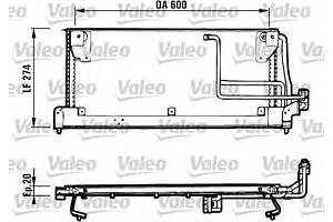 Радиатор кондиционера для моделей: OPEL (TIGRA, ASTRA,MERIVA), VAUXHALL (CORSA,TIGRA,COMBO,CORSAVAN)