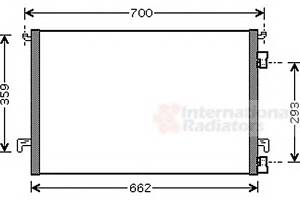 Радиатор кондиционера для моделей: OPEL (VECTRA, VECTRA,SIGNUM,VECTRA)