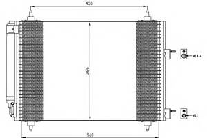 Радіатор кондиціонера для моделей: PEUGEOT (307,307,307,307)