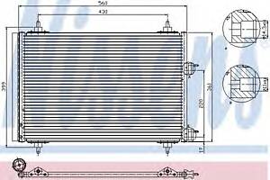 Радиатор кондиционера для моделей: PEUGEOT (307, 307,307,307)