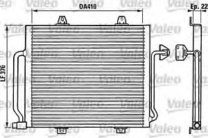 Радіатор кондиціонера для моделей: RENAULT (19,19,19,19,19,19)
