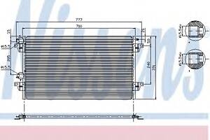 Радиатор кондиционера для моделей: RENAULT (LAGUNA, LAGUNA,VEL)