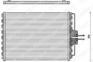 Радиатор кондиционера для моделей: RENAULT (LAGUNA, LAGUNA)