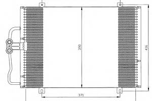 Радіатор кондиціонера для моделей: RENAULT (MEGANE, MEGANE, MEGANE, MEGANE, MEGANE)