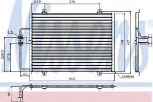 Радиатор кондиционера для моделей: RENAULT (MEGANE, MEGANE,MEGANE,MEGANE,MEGANE)