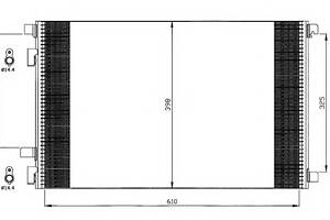 Радиатор кондиционера для моделей: RENAULT (MEGANE, SCENIC,MEGANE,MEGANE,MEGANE,GRAND-SCENIC)
