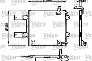 Радиатор кондиционера для моделей: SEAT (AROSA), VOLKSWAGEN (LUPO,POLO)