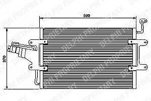 Радиатор кондиционера для моделей: SEAT (CORDOBA, CORDOBA,IBIZA,IBIZA,CORDOBA)