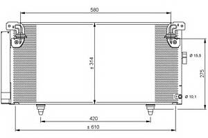 Радиатор кондиционера для моделей: SUBARU (OUTBACK, LEGACY,LEGACY)