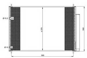 Радиатор кондиционера для моделей: TOYOTA (AURIS, COROLLA,AVENSIS,AVENSIS,VERSO)