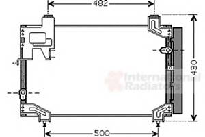 Радиатор кондиционера для моделей: TOYOTA (AVENSIS, AVENSIS,AVENSIS)