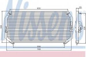 Радиатор кондиционера для моделей: TOYOTA (CARINA, CARINA,CARINA)