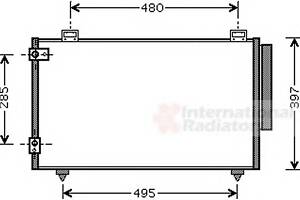 Радиатор кондиционера  для моделей: TOYOTA (COROLLA, COROLLA,COROLLA,COROLLA)