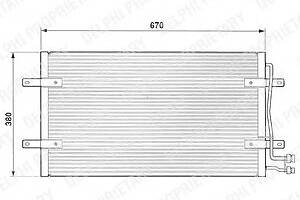 Радиатор кондиционера для моделей: VOLKSWAGEN (LT, LT,LT)