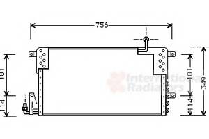 Радиатор кондиционера для моделей: VOLKSWAGEN (PASSAT, PASSAT)