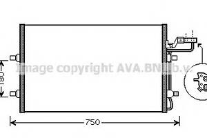Радиатор кондиционера для моделей: VOLVO (S40, V50,C70,C30)