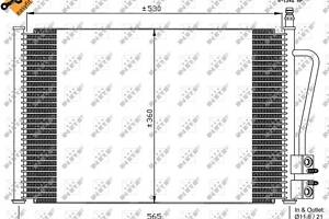 Радиатор кондиционера, FORD Fiesta 01-
