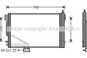 Радіатор кондиціонера, Mercedes C (W203) 00-11